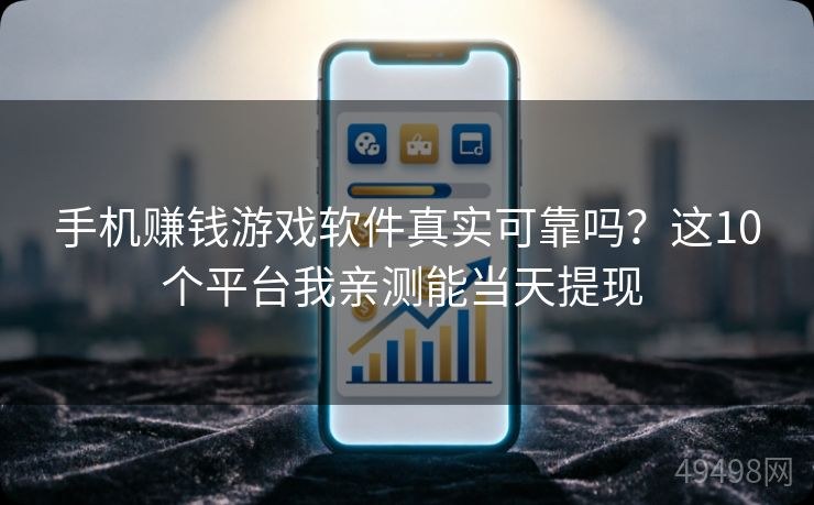 手机赚钱游戏软件真实可靠吗?这10个平台我亲测能当天提现