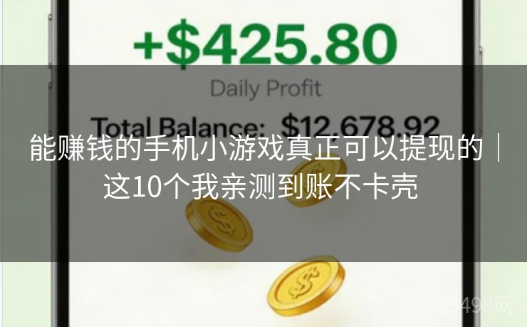 能赚钱的手机小游戏真正可以提现的|这10个我亲测到账不卡壳 能赚钱的手机小游戏真正可以提现的|这10个我亲测到账不卡壳