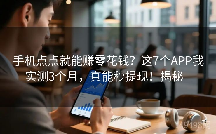手机点点就能赚零花钱？这7个APP我实测3个月，真能秒提现！揭秘   