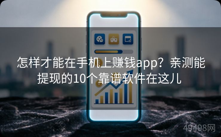怎样才能在手机上赚钱app？亲测能提现的10个靠谱软件在这儿 