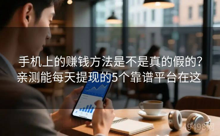 手机上的赚钱方法是不是真的假的？亲测能每天提现的5个靠谱平台在这 