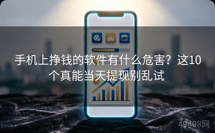 手机上挣钱的软件有什么危害？这10个真能当天提现别乱试 