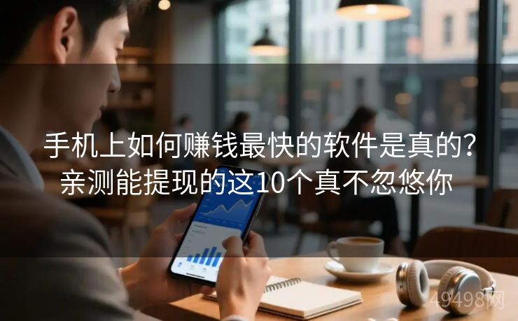 手机上如何赚钱最快的软件是真的?亲测能提现的这10个真不忽悠你 手机上如何赚钱最快的软件是真的?亲测能提现的这10个真不忽悠你