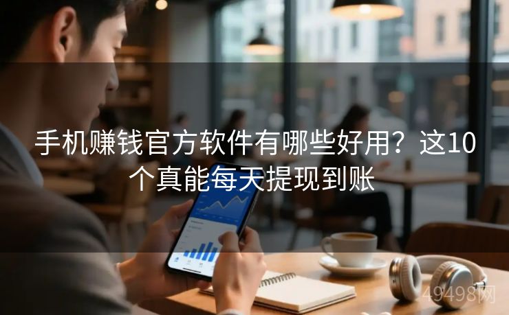 手机赚钱官方软件有哪些好用?这10个真能每天提现到账 手机赚钱官方软件有哪些好用?这10个真能每天提现到账