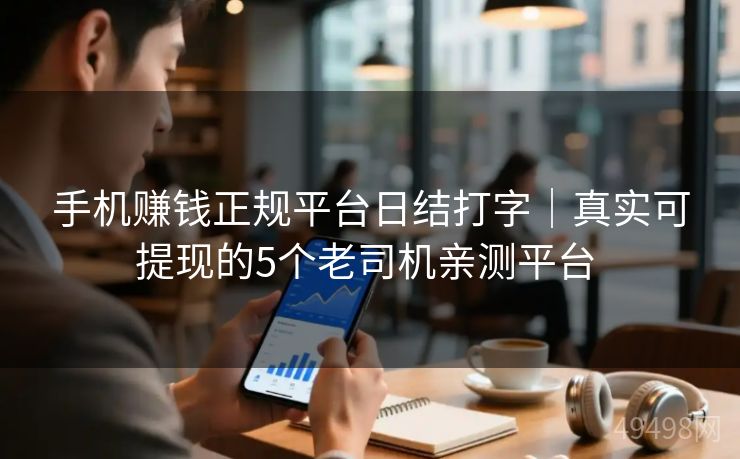 手机赚钱正规平台日结打字｜真实可提现的5个老司机亲测平台 