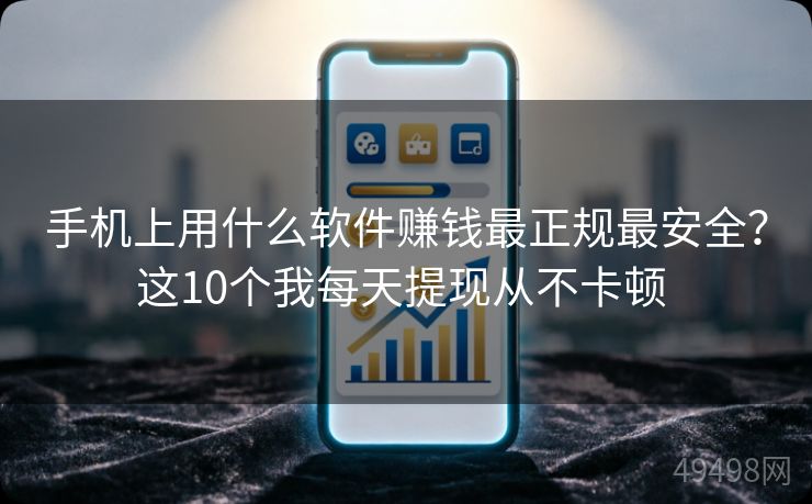 手机上用什么软件赚钱最正规最安全?这10个我每天提现从不卡顿 手机上用什么软件赚钱最正规最安全?这10个我每天提现从不卡顿