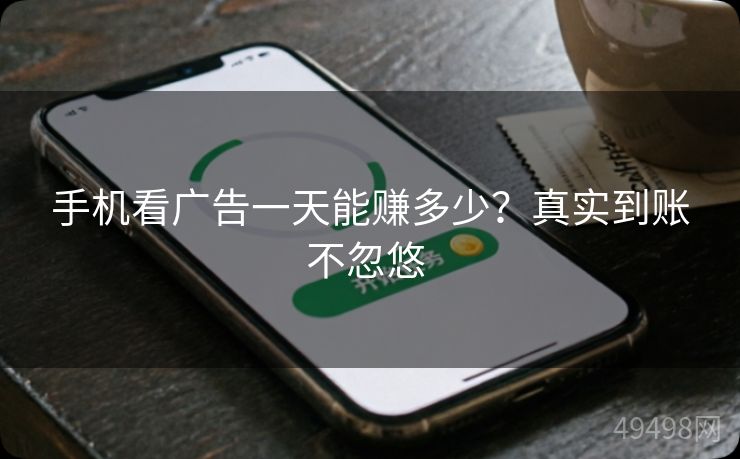 手机看广告一天能赚多少?真实到账不忽悠 手机看广告一天能赚多少?真实到账不忽悠