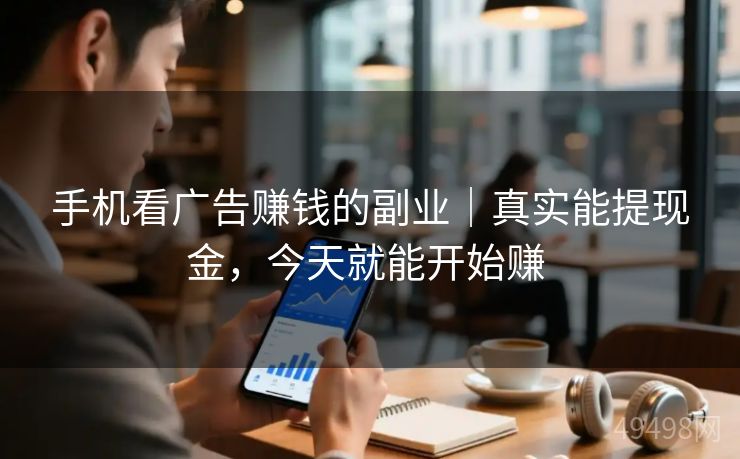 手机看广告赚钱的副业｜真实能提现金，今天就能开始赚 