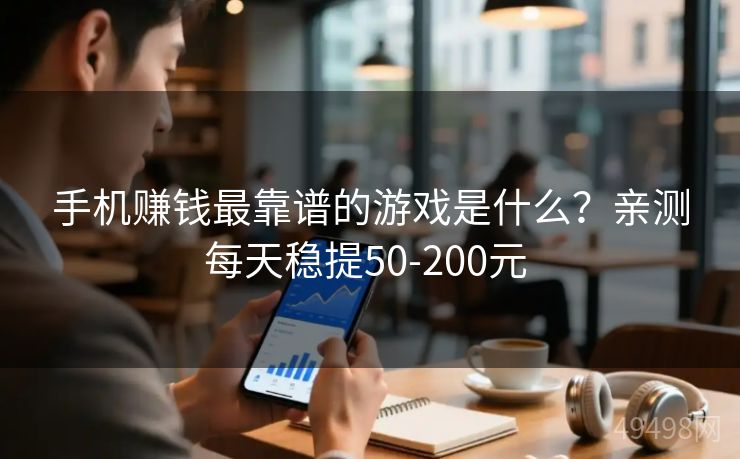 手机赚钱最靠谱的游戏是什么?亲测每天稳提50-200元 手机赚钱最靠谱的游戏是什么?亲测每天稳提50-200元