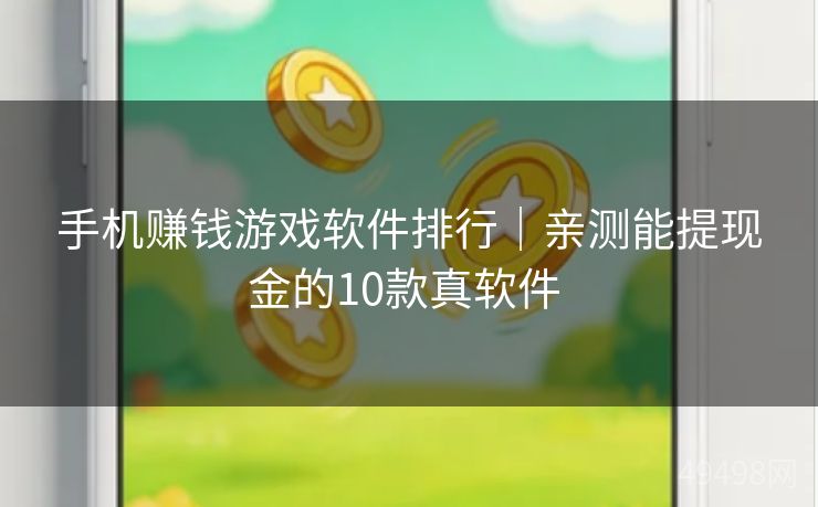 手机赚钱游戏软件排行|亲测能提现金的10款真软件 手机赚钱游戏软件排行|亲测能提现金的10款真软件
