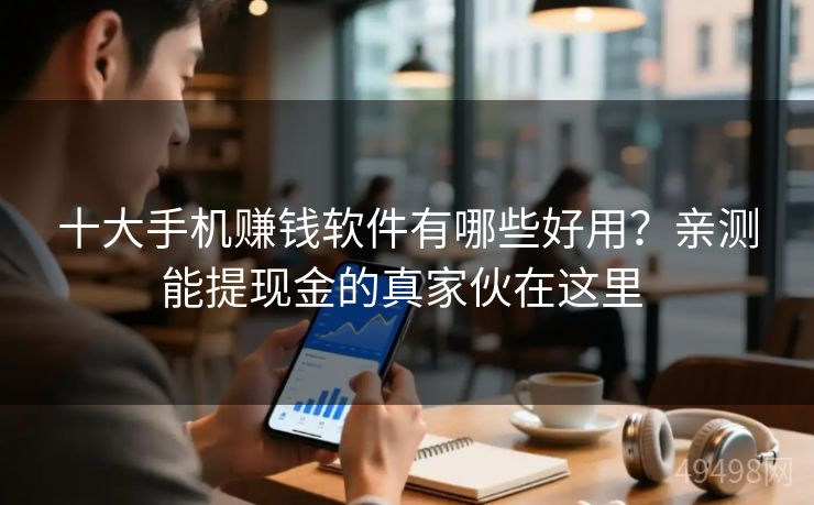 十大手机赚钱软件有哪些好用？亲测能提现金的真家伙在这里 