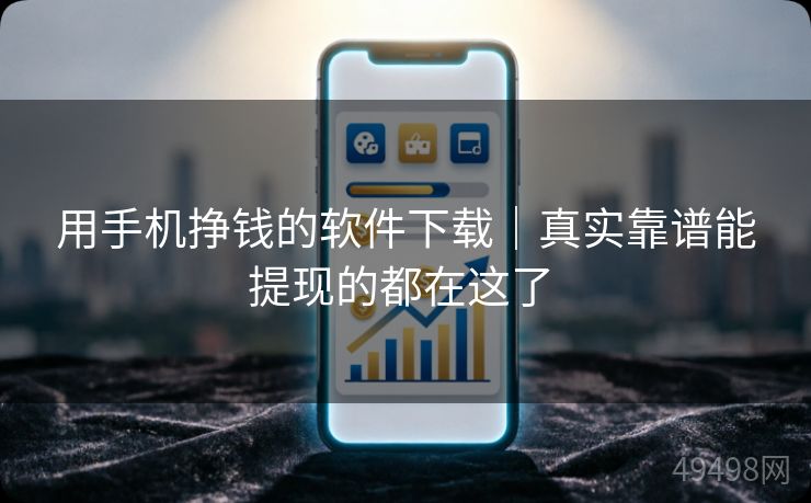 用手机挣钱的软件下载｜真实靠谱能提现的都在这了 