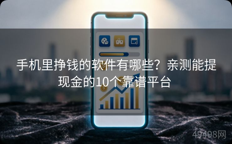 手机里挣钱的软件有哪些?亲测能提现金的10个靠谱平台 手机里挣钱的软件有哪些?亲测能提现金的10个靠谱平台