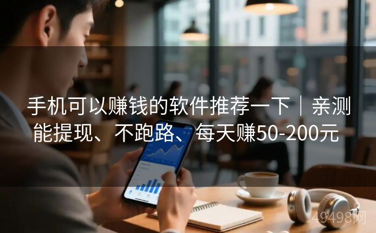 手机可以赚钱的软件推荐一下｜亲测能提现、不跑路、每天赚50-200元 