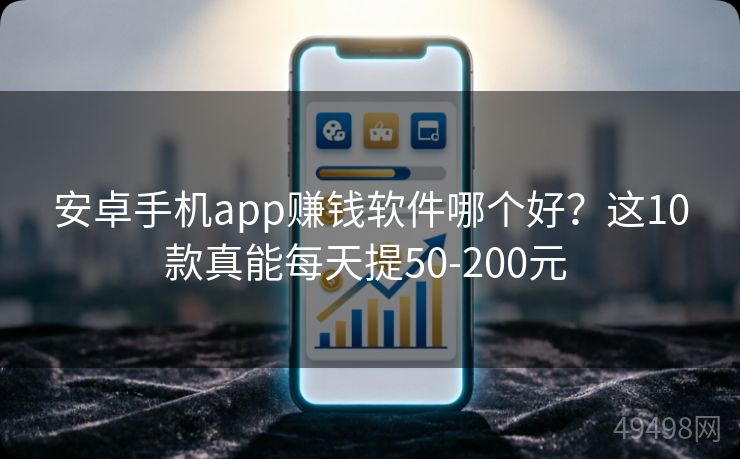 安卓手机app赚钱软件哪个好?这10款真能每天提50-200元 安卓手机app赚钱软件哪个好?这10款真能每天提50-200元