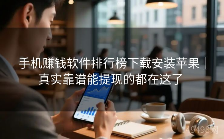 手机赚钱软件排行榜下载安装苹果｜真实靠谱能提现的都在这了 