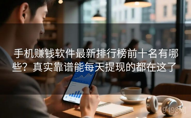 手机赚钱软件最新排行榜前十名有哪些？真实靠谱能每天提现的都在这了 