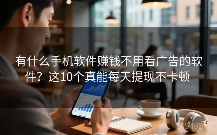 有什么手机软件赚钱不用看广告的软件?这10个真能每天提现不卡顿 有什么手机软件赚钱不用看广告的软件?这10个真能每天提现不卡顿