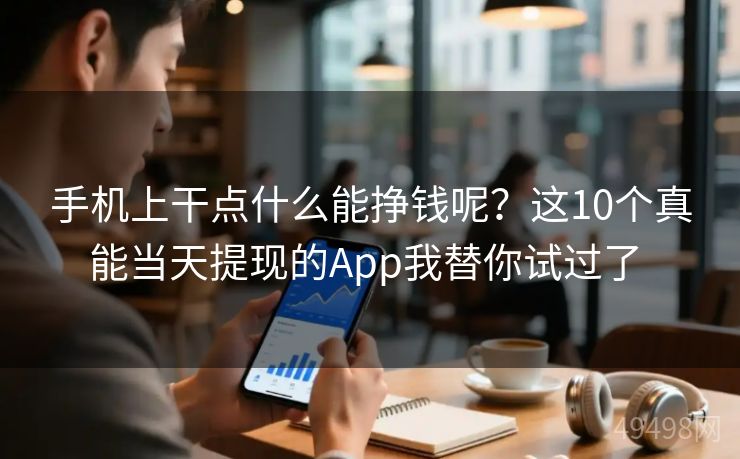 手机上干点什么能挣钱呢?这10个真能当天提现的App我替你试过了 手机上干点什么能挣钱呢?这10个真能当天提现的App我替你试过了
