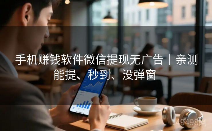 手机赚钱软件微信提现无广告｜亲测能提、秒到、没弹窗 