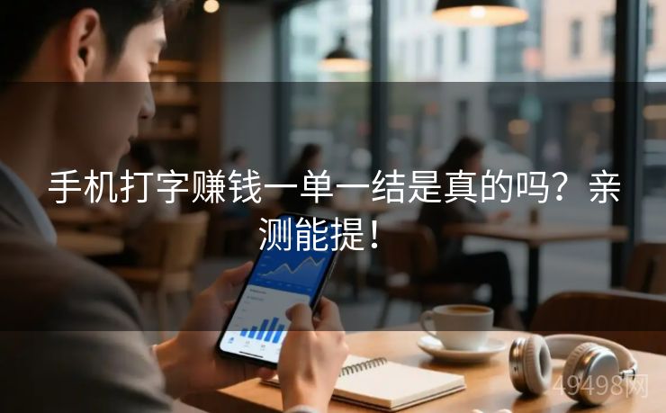手机打字赚钱一单一结是真的吗？亲测能提！ 